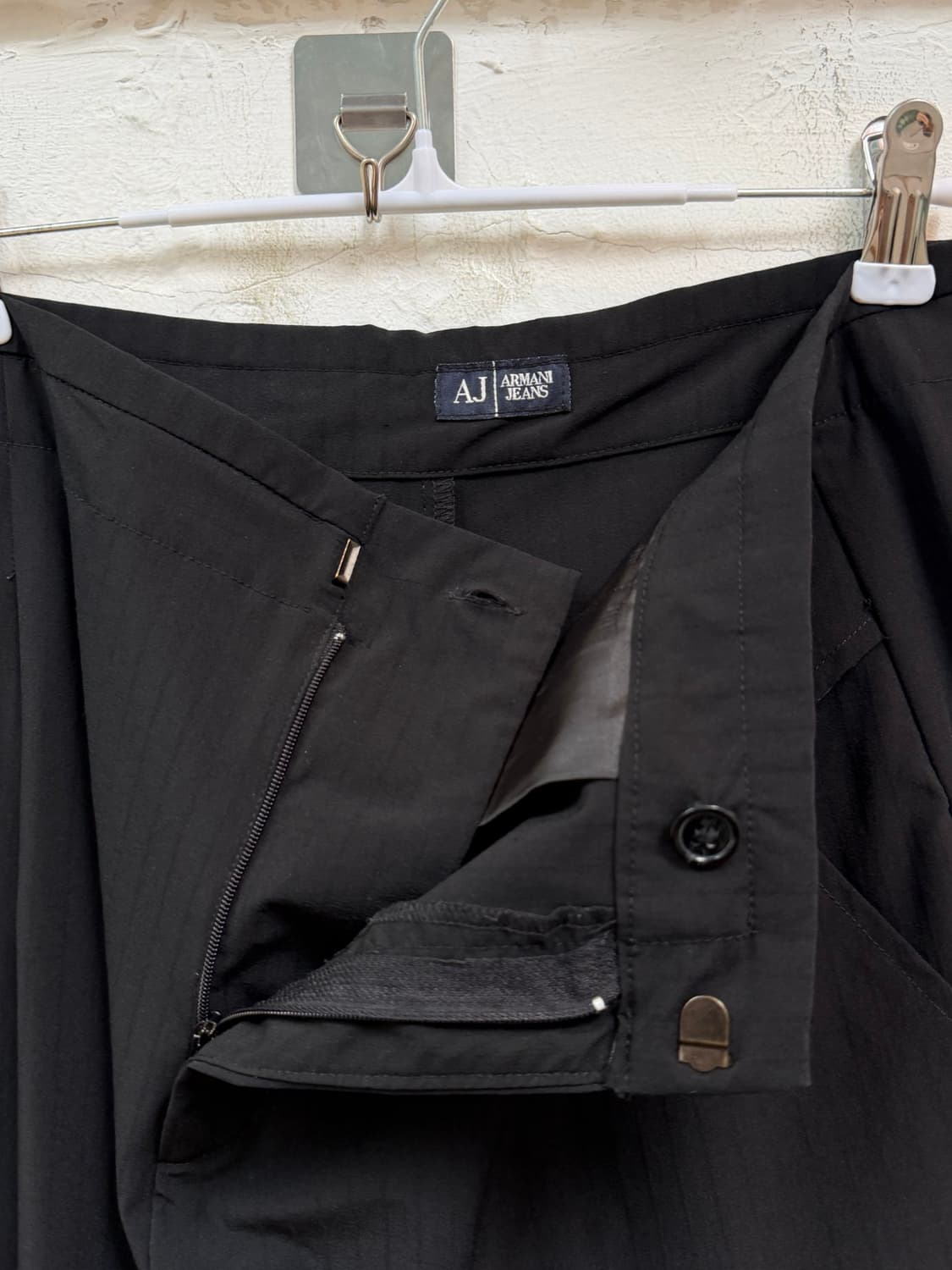 Armani Jeans 빈티지 스트라이프 핀턱 배기 트라우저 32 상품이미지3