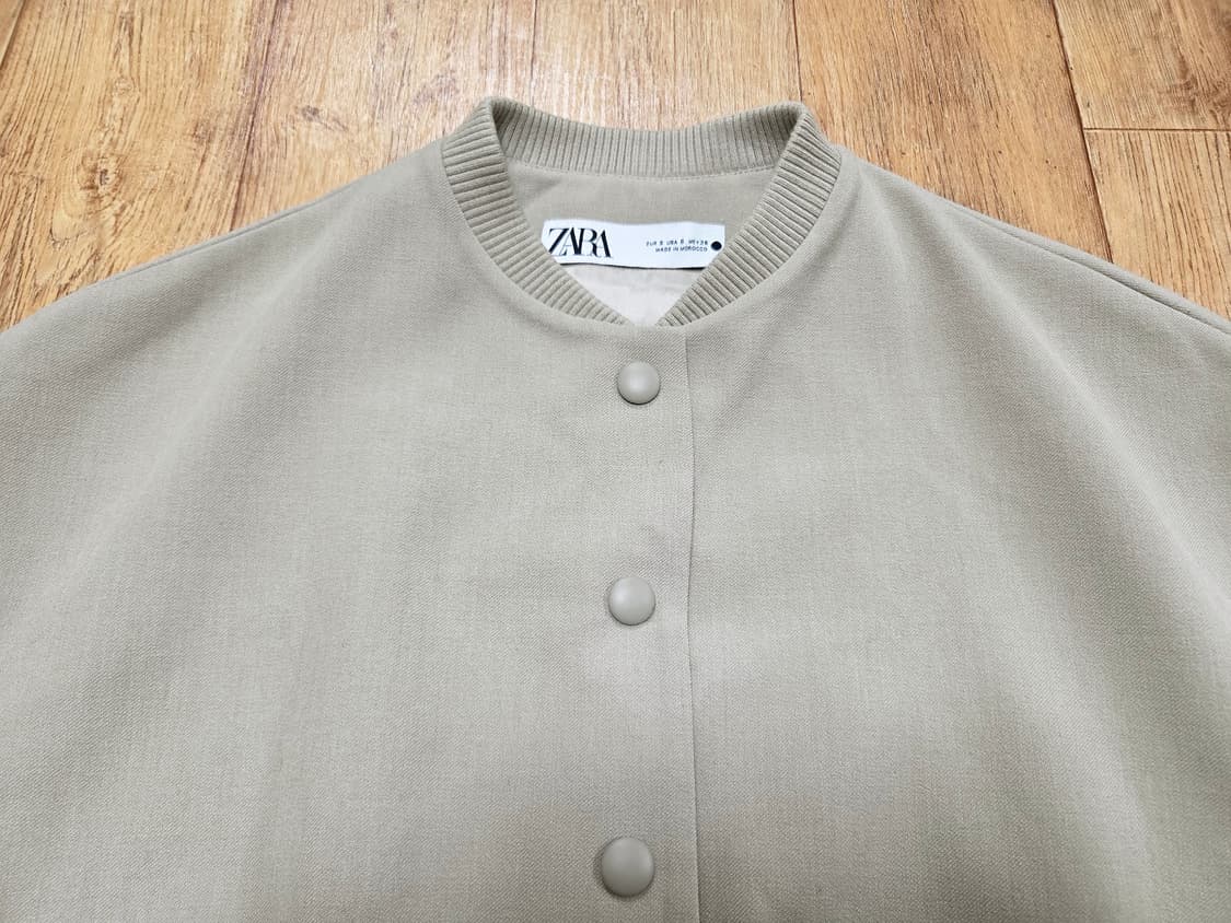 자라(ZARA) 크롭 봄버자켓 55-66 새상품 상품이미지3