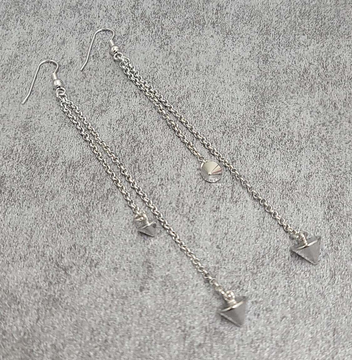 spike drop earrings 상품이미지1
