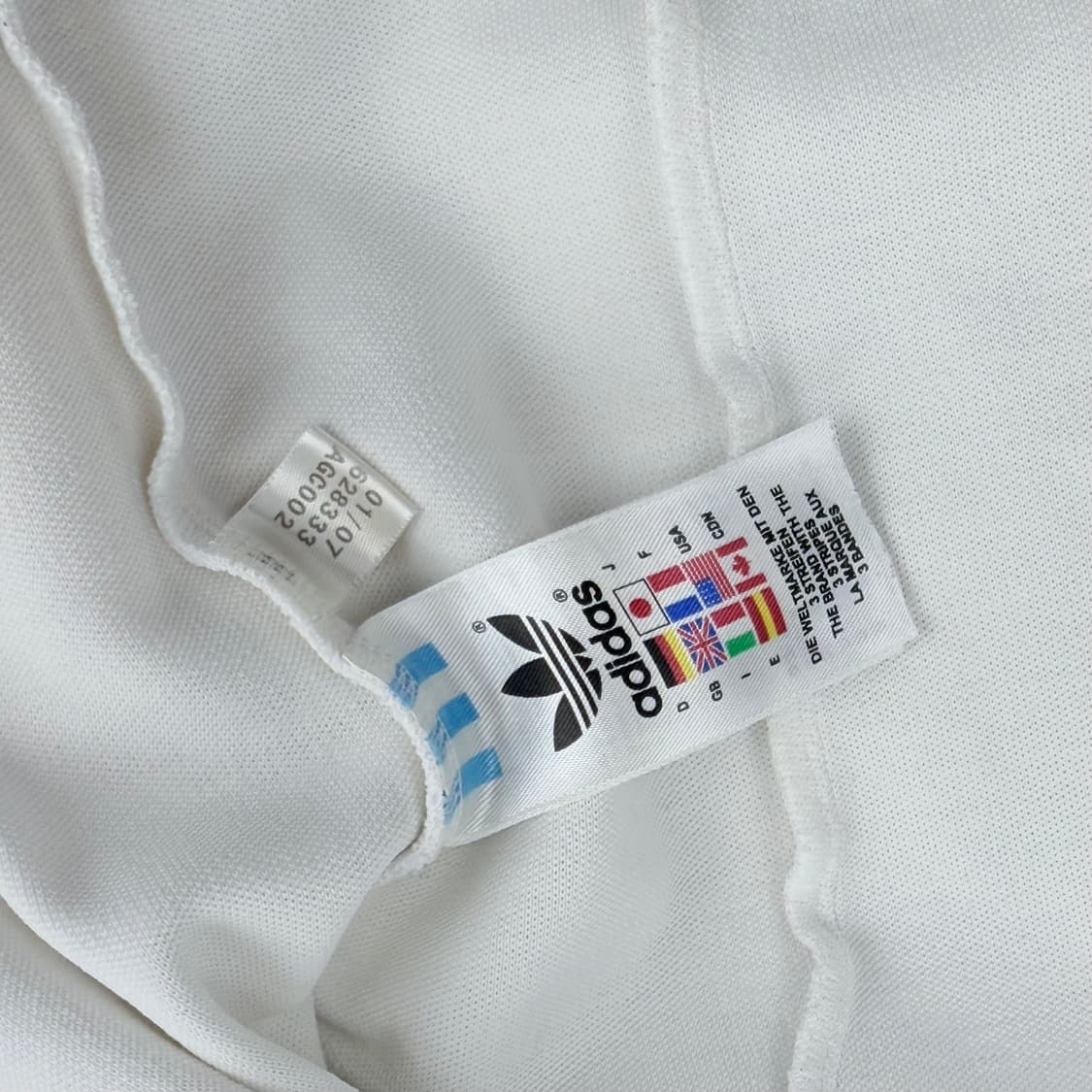 아디다스 구형 유로파 져지 화이트 95 상품이미지3