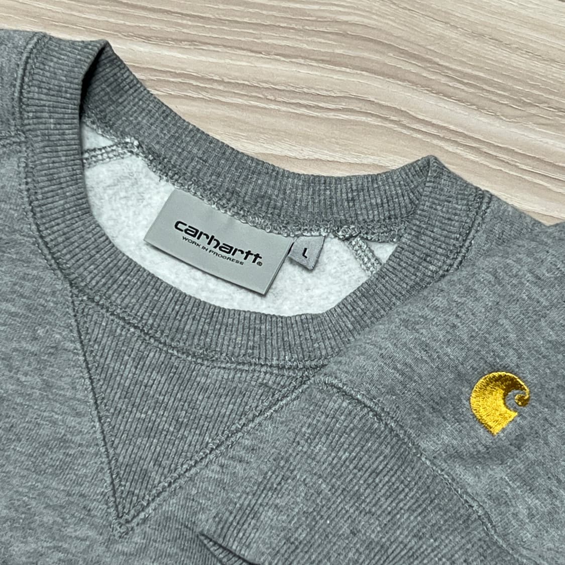 칼하트 회색 기모 맨투맨 L사이즈 상품이미지2