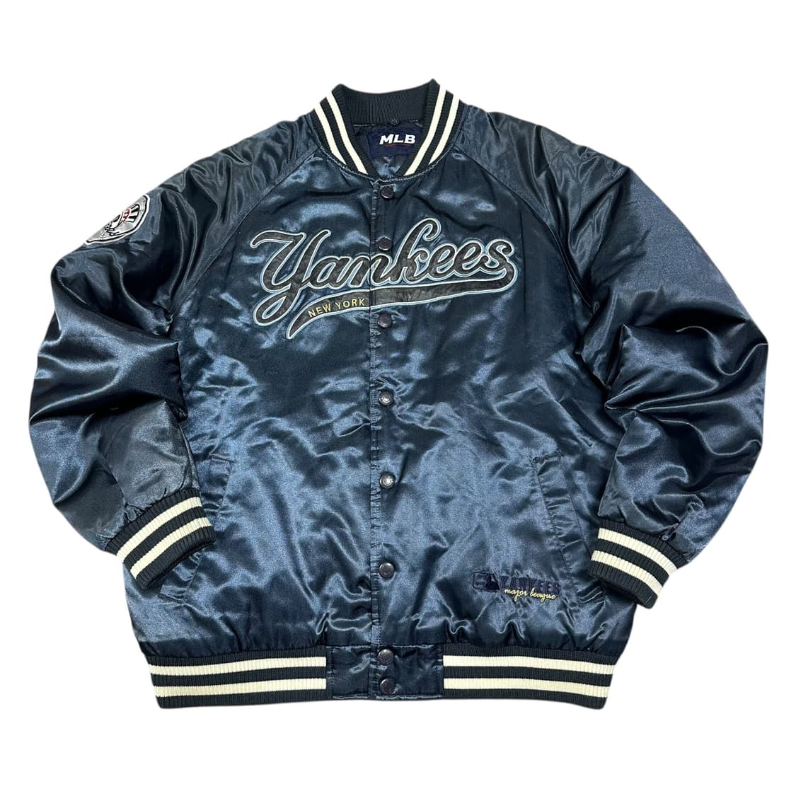 ✨ (바배) MLB 00s 뉴욕양키즈 사틴쉘 스타디움 자켓 점퍼 상품이미지1