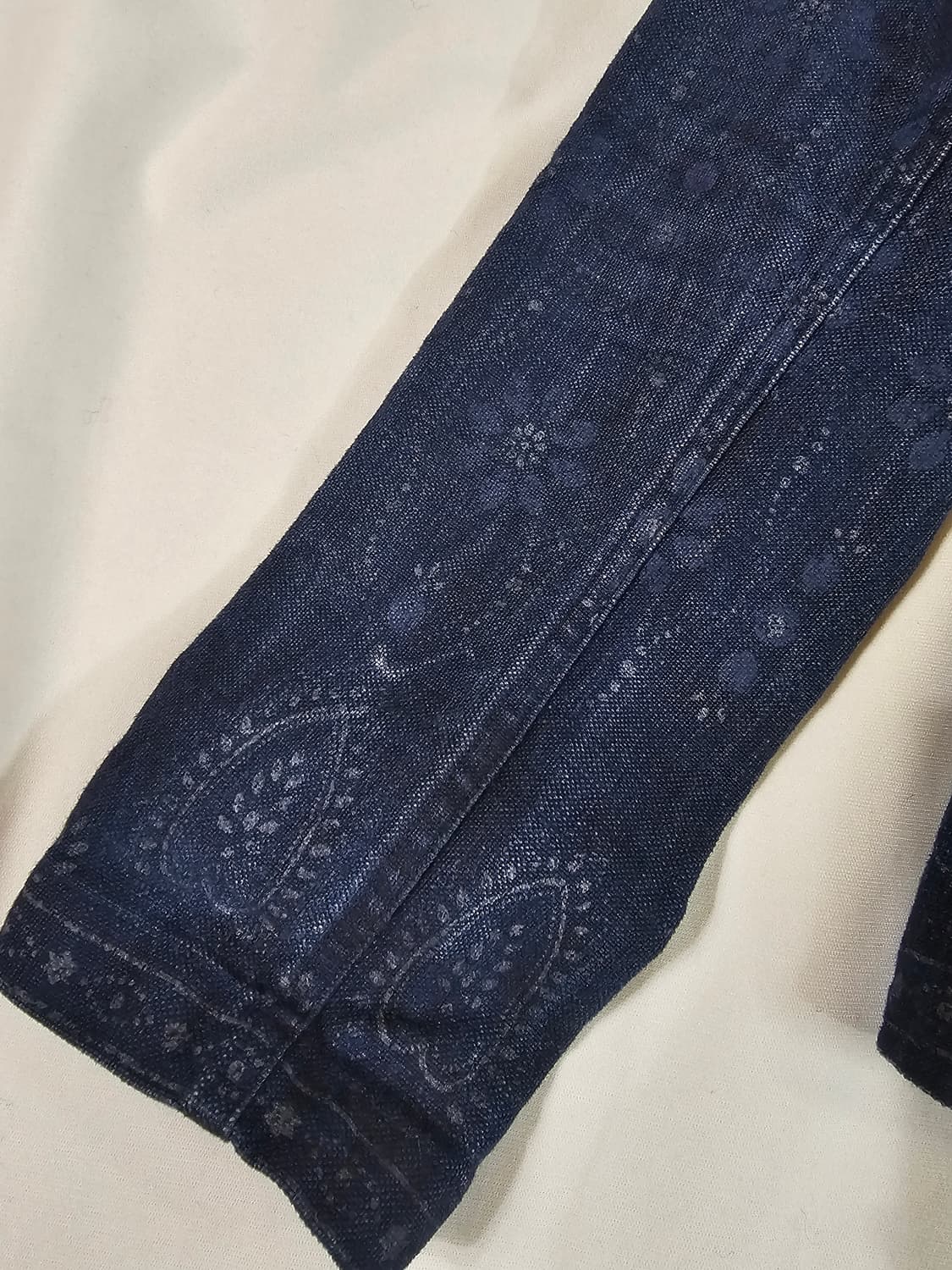 폴로 여성 랄프로렌 빈티지 플로럴 페이즐리 데님 코튼 자켓 상품이미지5