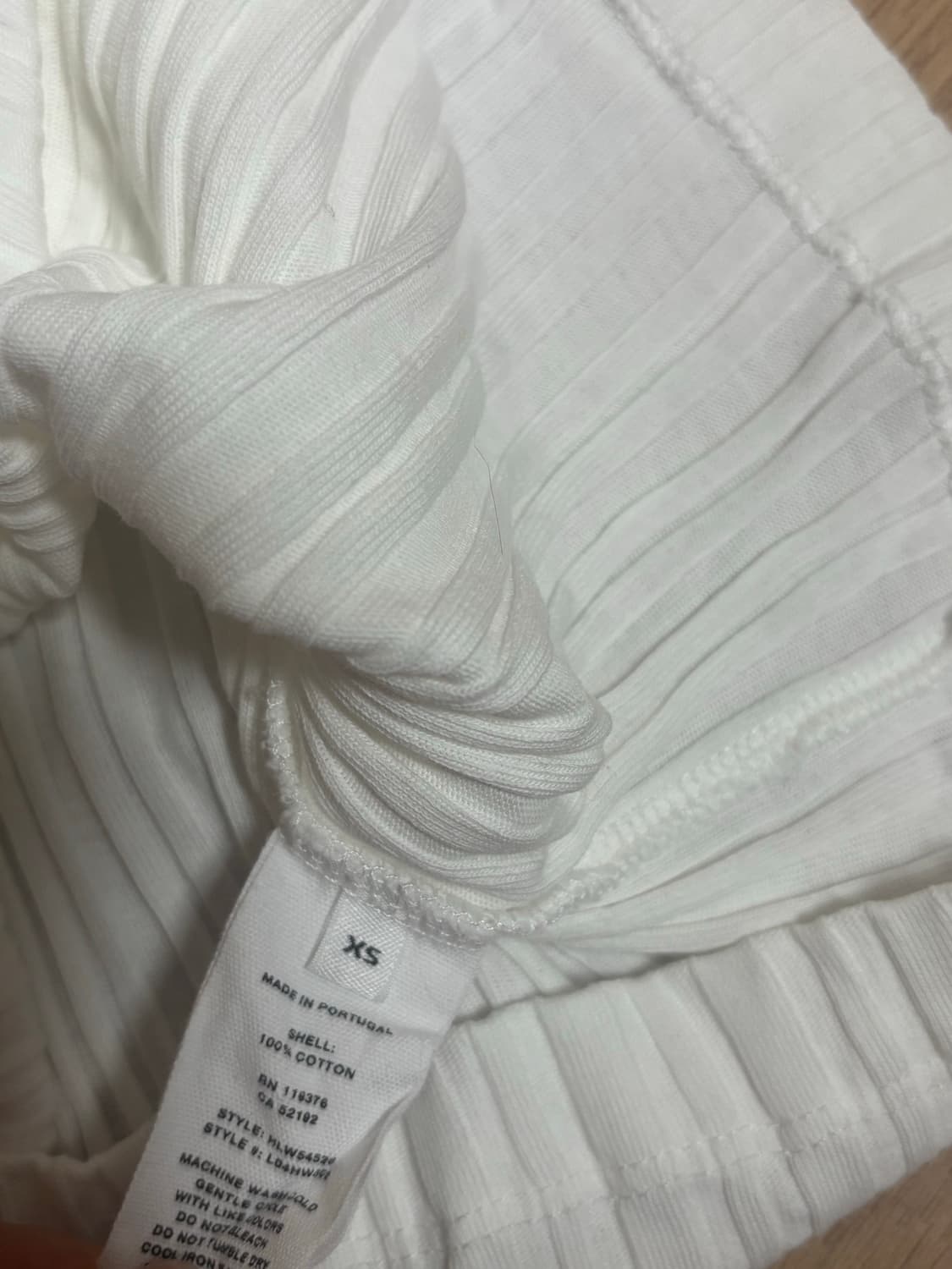 헬무트랭 컷아웃 반소매티 XS 상품이미지5