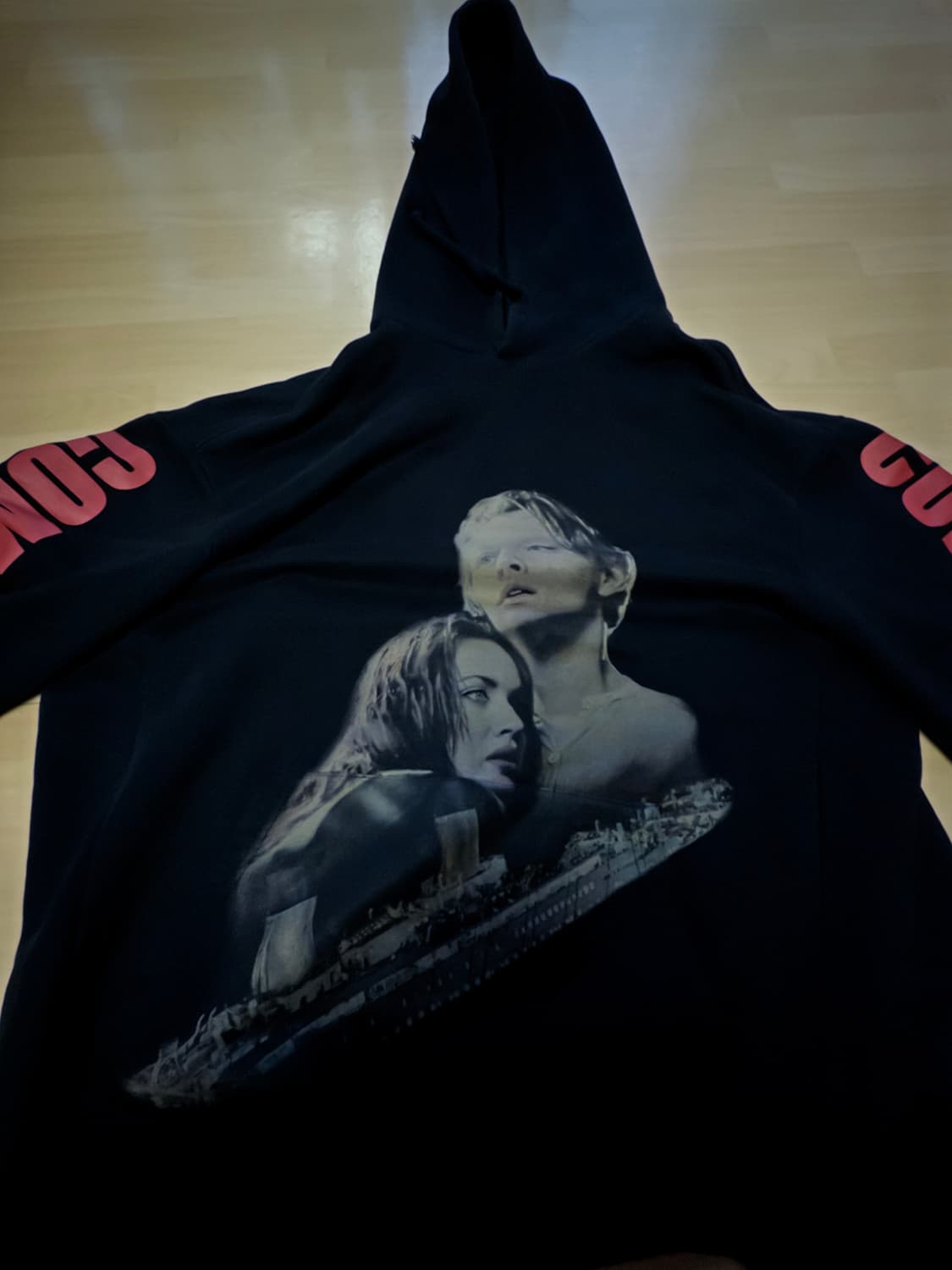 베트멍 타이타닉 후드 S 팝니다 상품이미지2