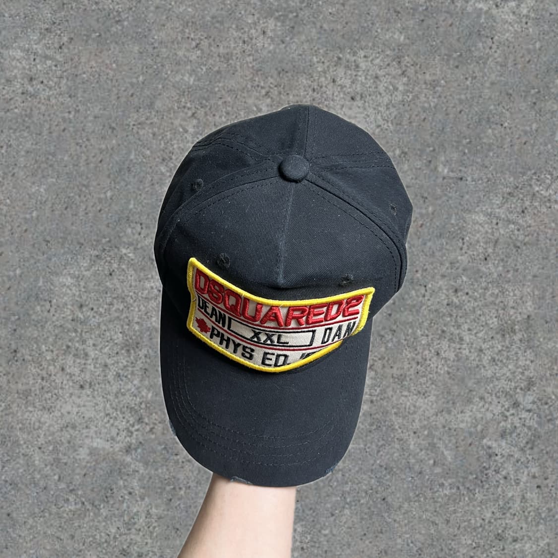 디스퀘어드2 PHYS ED '64 블랙 볼캡 XXL 상품이미지3