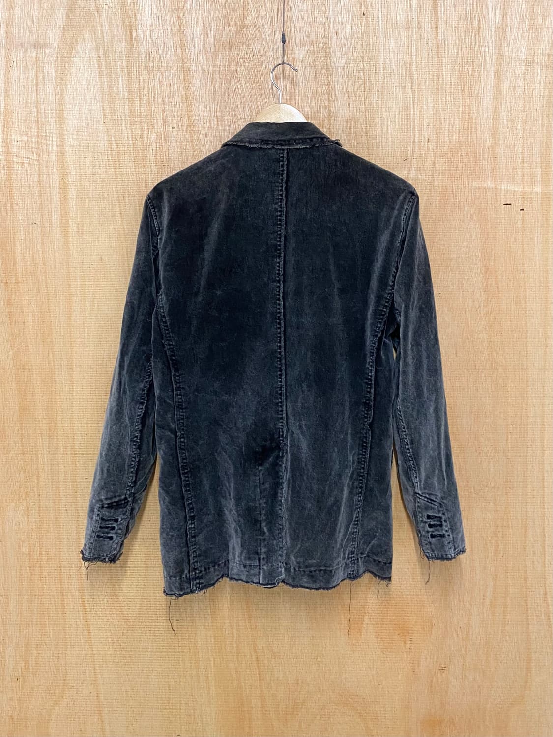 VTG hard washed velvet blazer 하드워싱 벨벳 자켓 상품이미지2