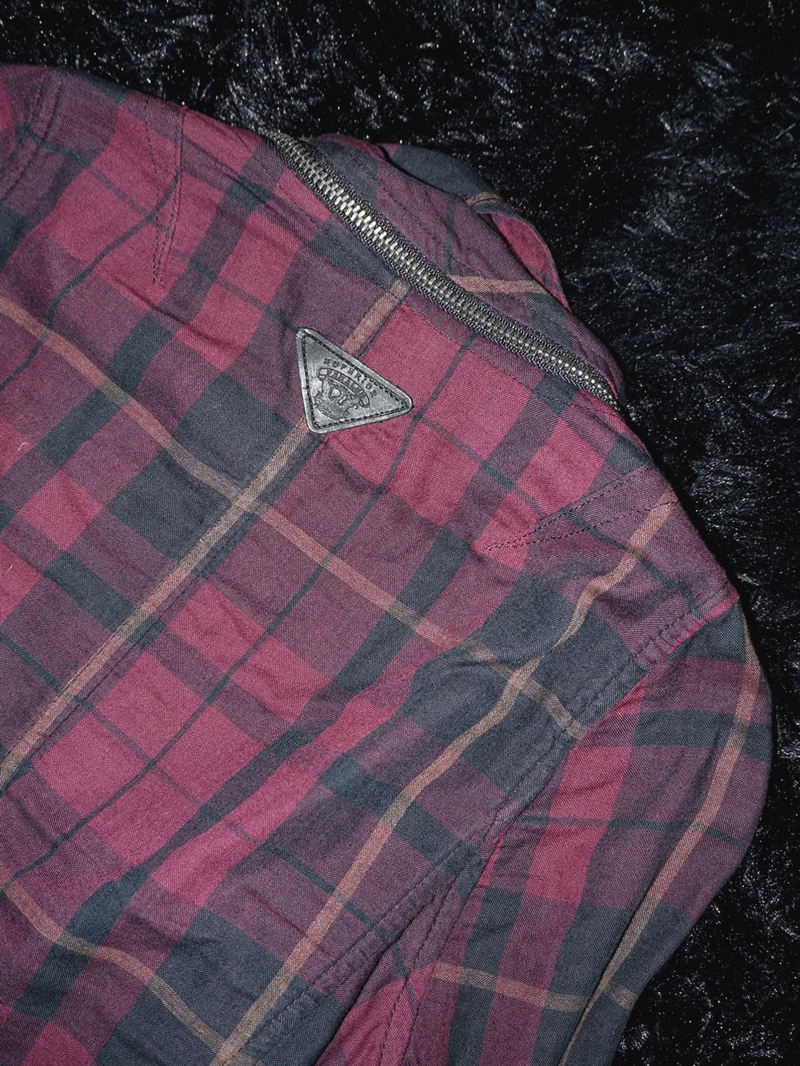 (diesel) diagonal check punk jacket  상품이미지8