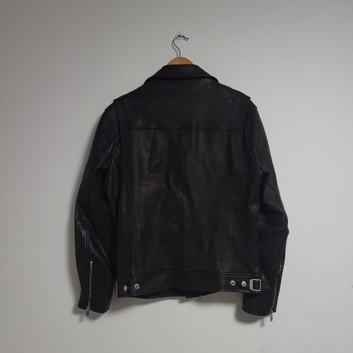 (46) 느와르 라르메스 블랙 양가죽 라이더 자켓 상품이미지9