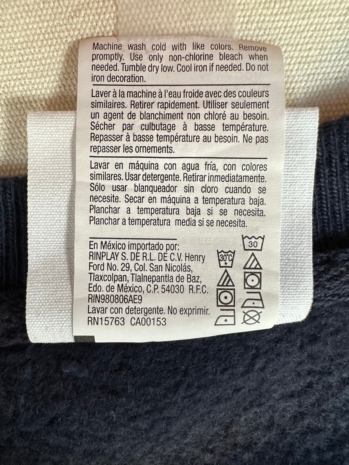 챔피온 리버스 위브 엔비디아(NVIDIA) 로고 스웻셔츠 네이비 L 상품이미지5