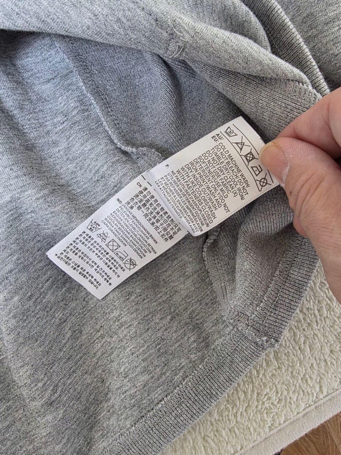 아디다스 후디 맨투맨 그레이 남.녀 90. M 상품이미지5