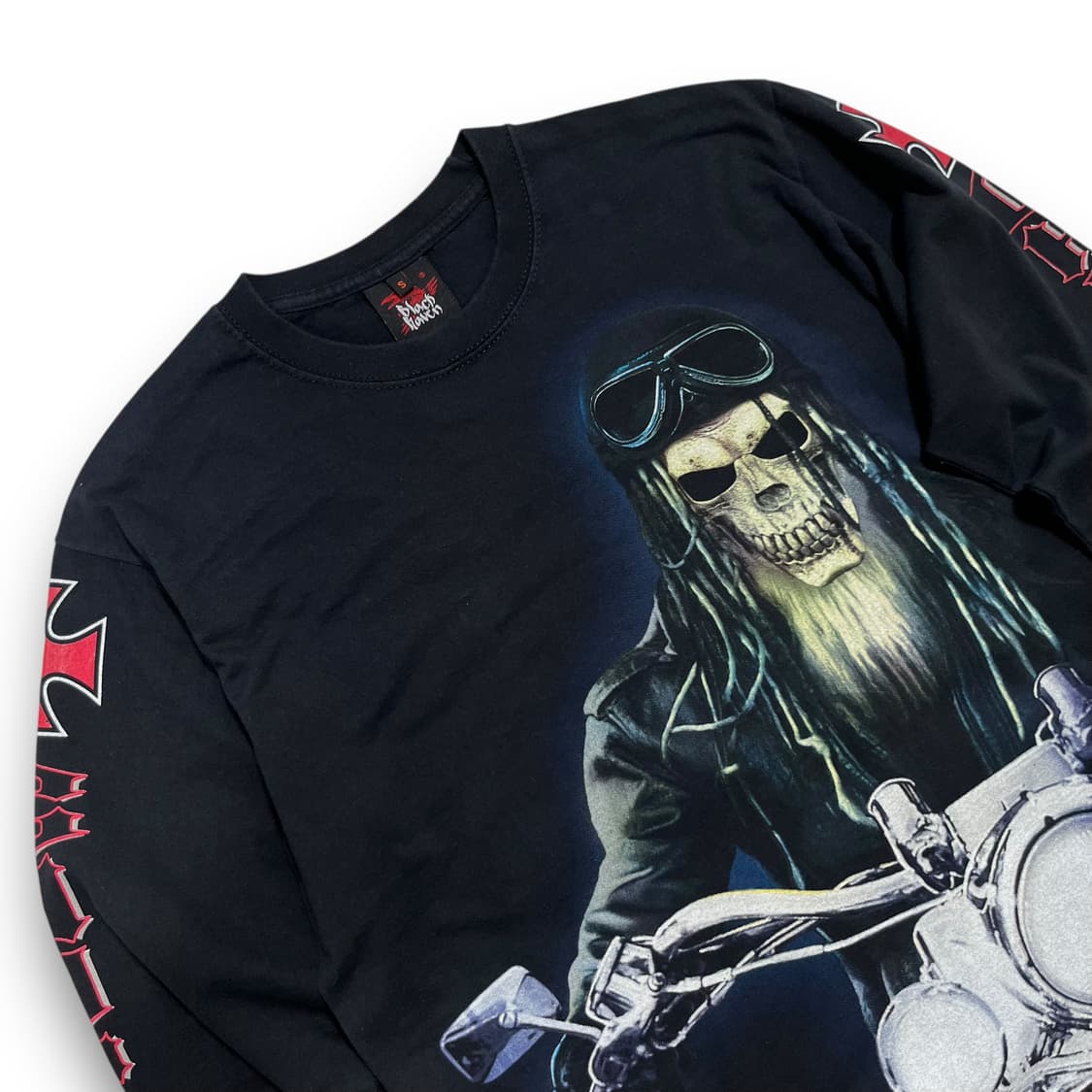 Black Haven Skull biker long sleeve 상품이미지2