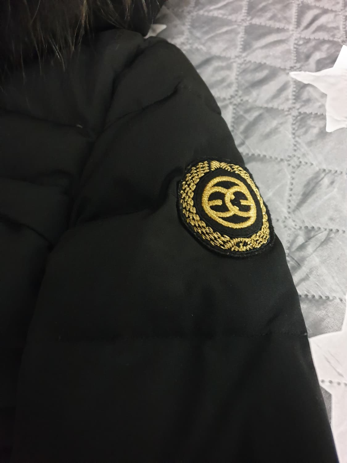 에고이스트 슬림핏 라쿤퍼 덕다운 패딩 블랙 (55) 상품이미지3