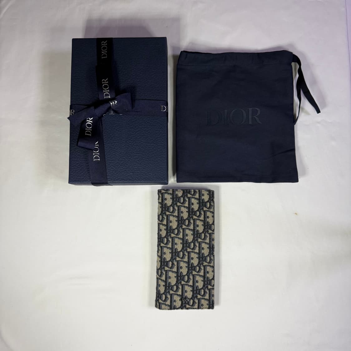 디올 오블리크 자카드 버티컬 장지갑 상품이미지10