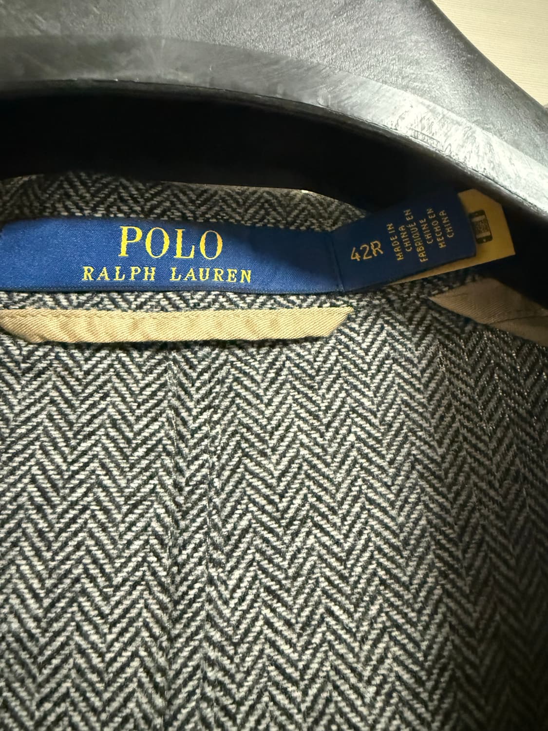 폴로 헤링본 울 블렌드 스포츠자켓 42R 상품이미지4