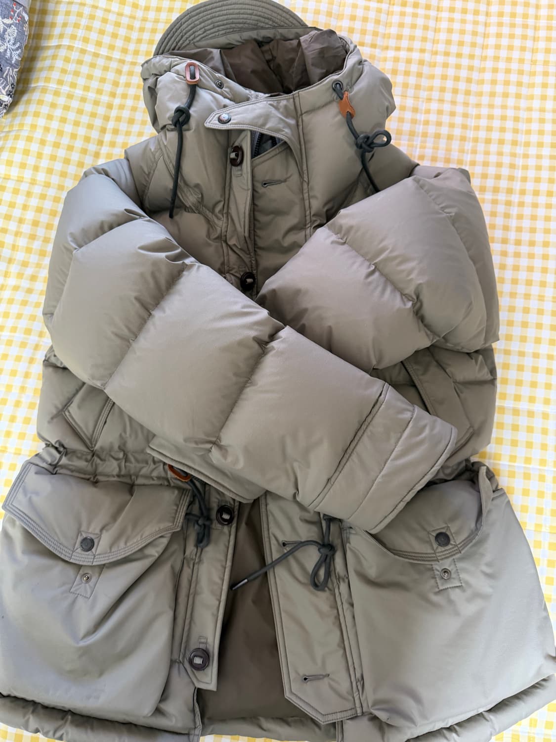 이스트로그 유틸리티패딩 M 샌드 베이지 상품이미지5