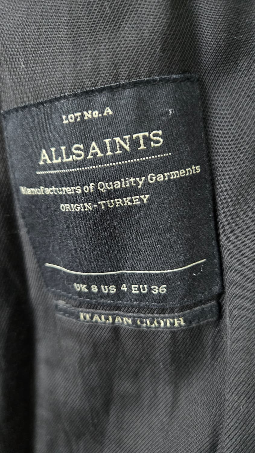 올세인츠 네이비 코트 상품이미지7