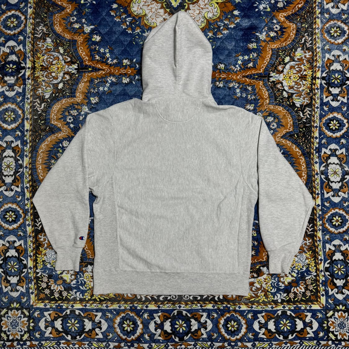 빈티지 00s 챔피온 리버스위브 라이트그레이 스웻후드 상품이미지2