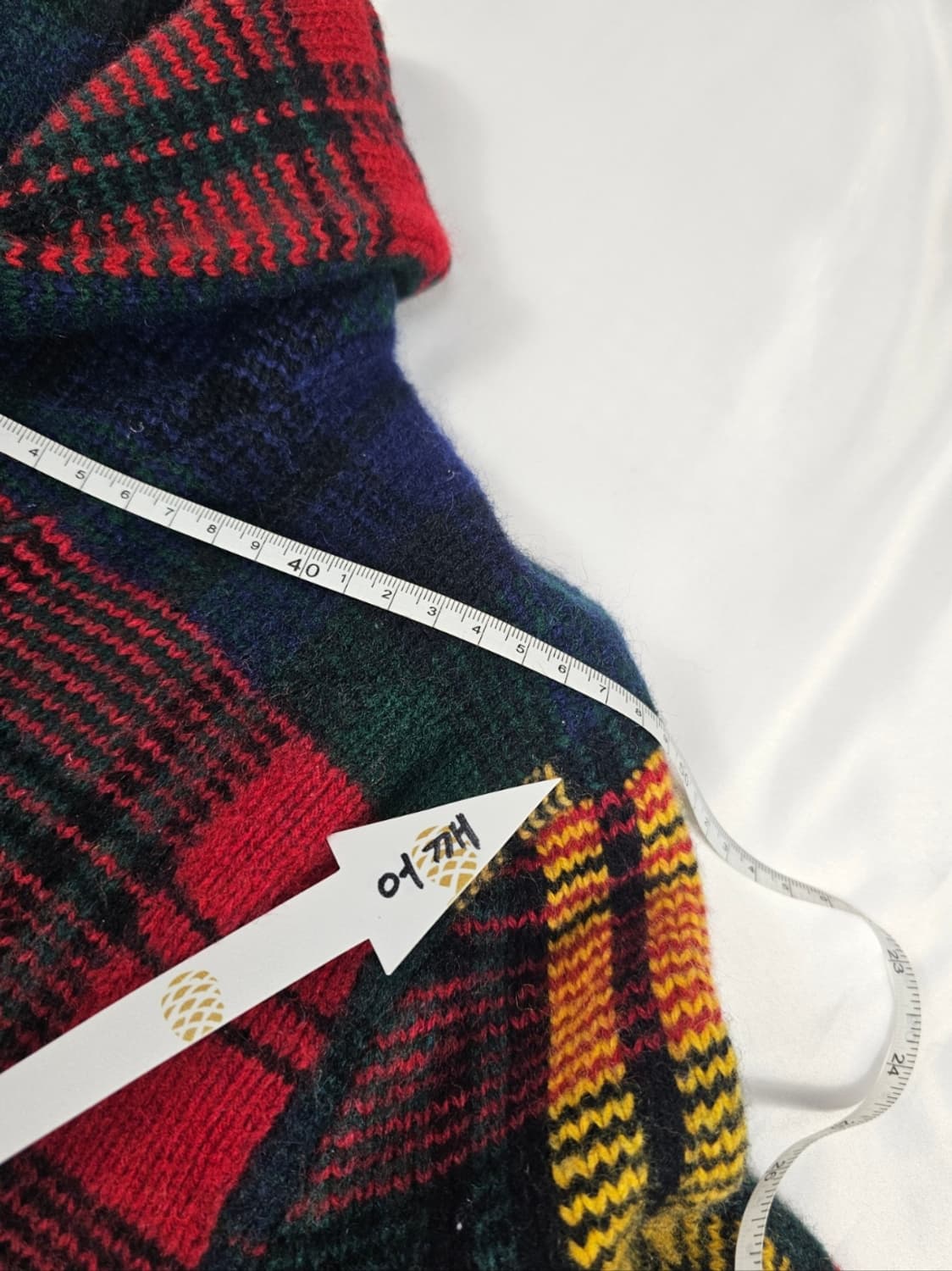 폴로타탄체크숄니트 상품이미지4