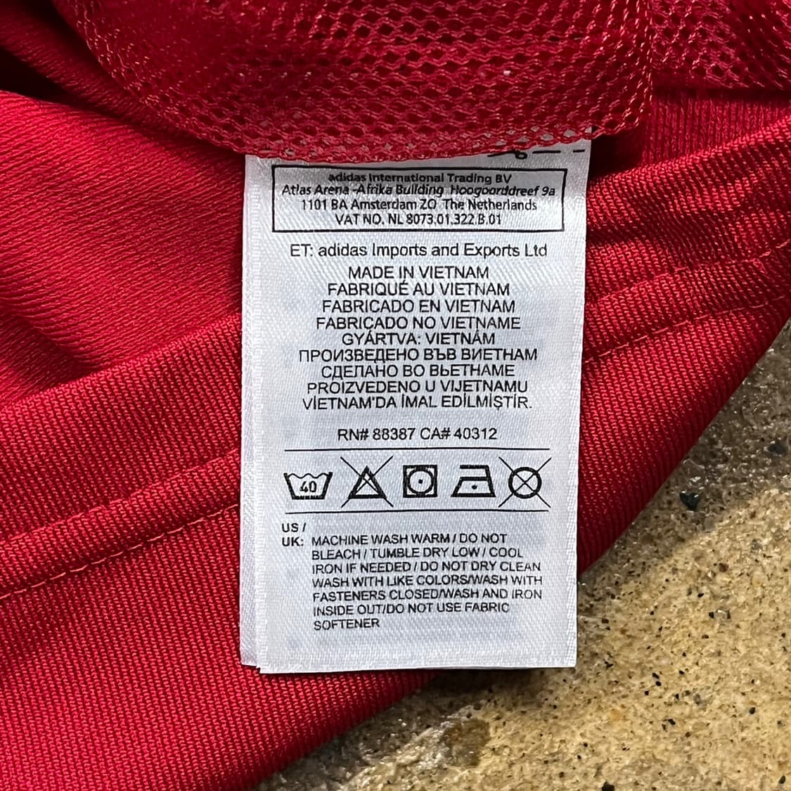[정품/M] 아디다스 Ottawa FC 레드 트랙 자켓 b10 상품이미지6