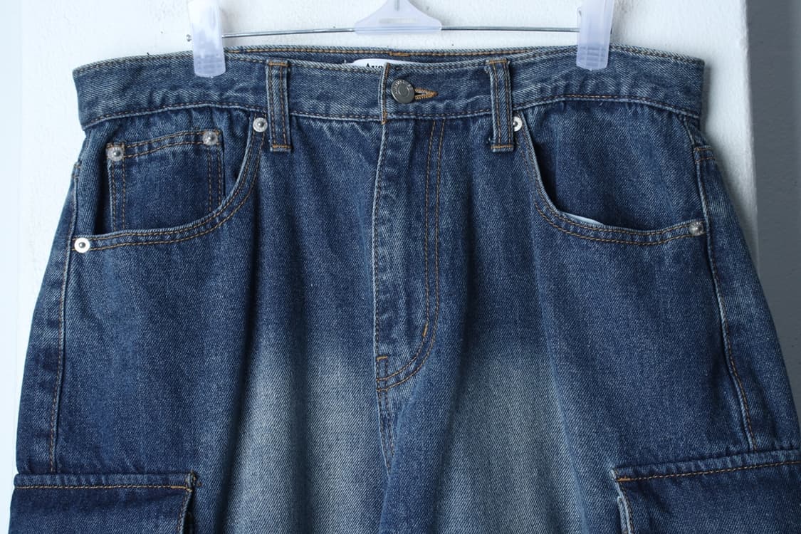 (L-XL) 어반드레스 반바지 팬츠 버뮤다 카고 데님 청-P1P10243 상품이미지3