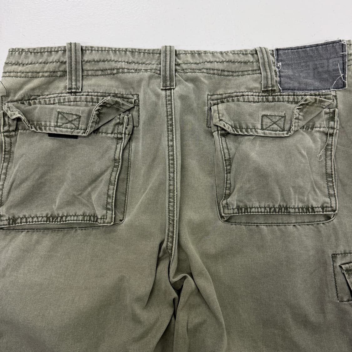 지스타 Y2K 멀티포켓 워싱 밀리터리 와이드 카고팬츠 상품이미지7