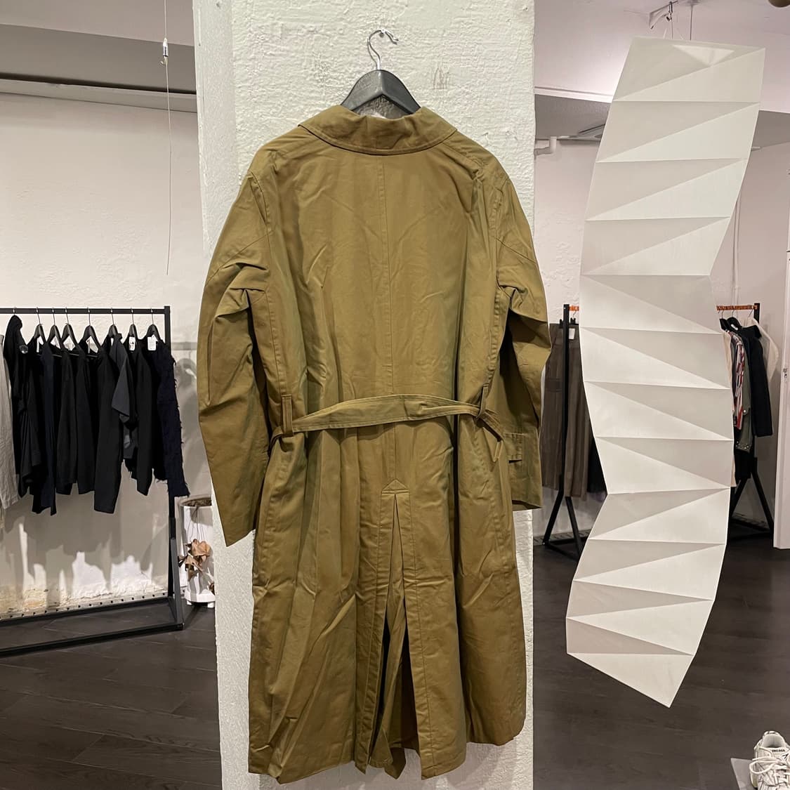 오라리 히든버튼 트렌치 코트 상품이미지3