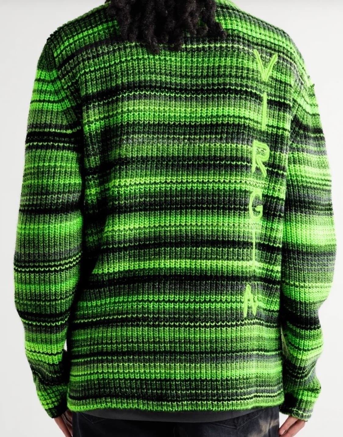 ERL 버진 그린 스웨터 상품이미지3