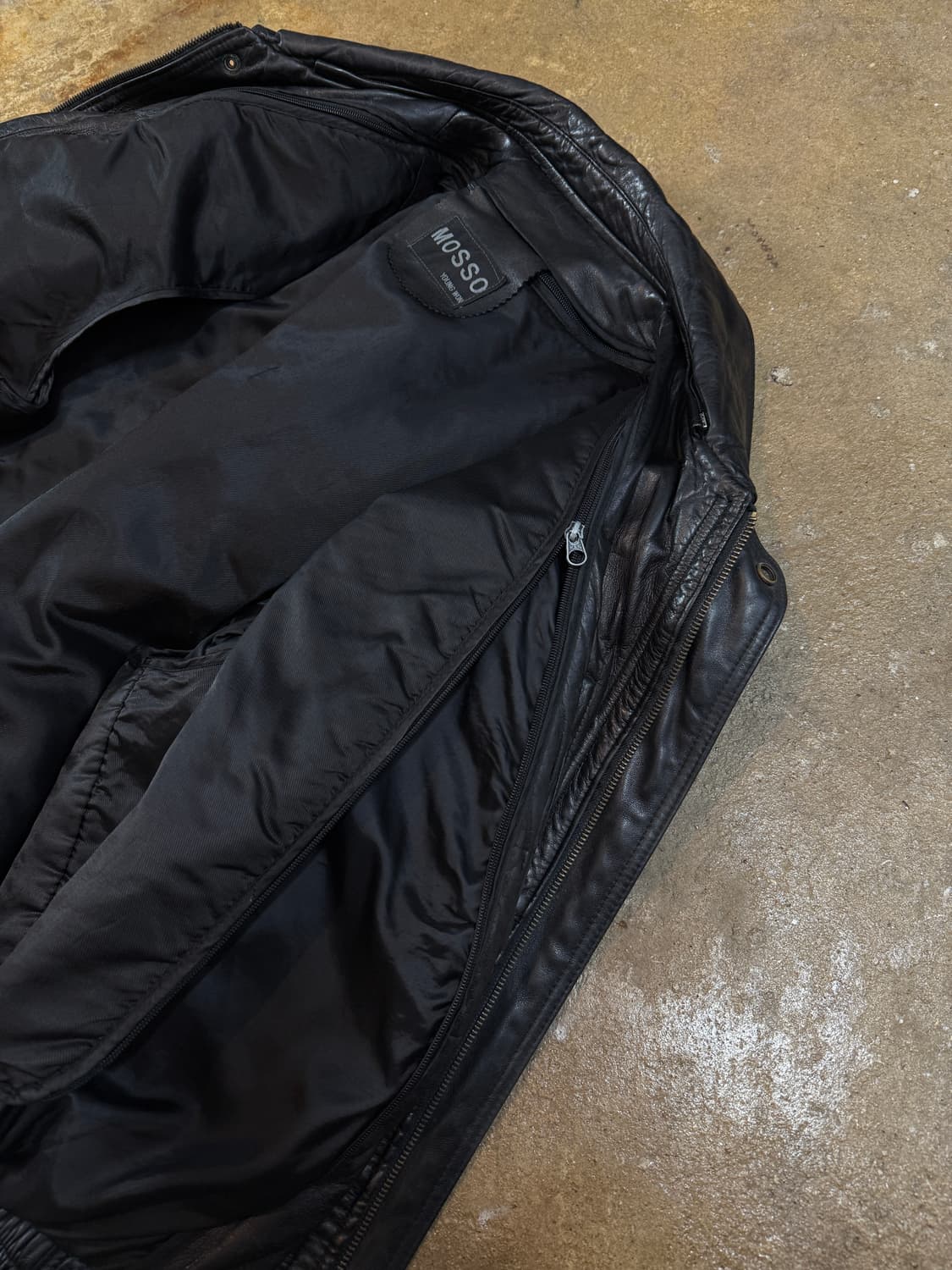 빈티지 가죽 자켓(조끼 안감 탈착0) 상품이미지7