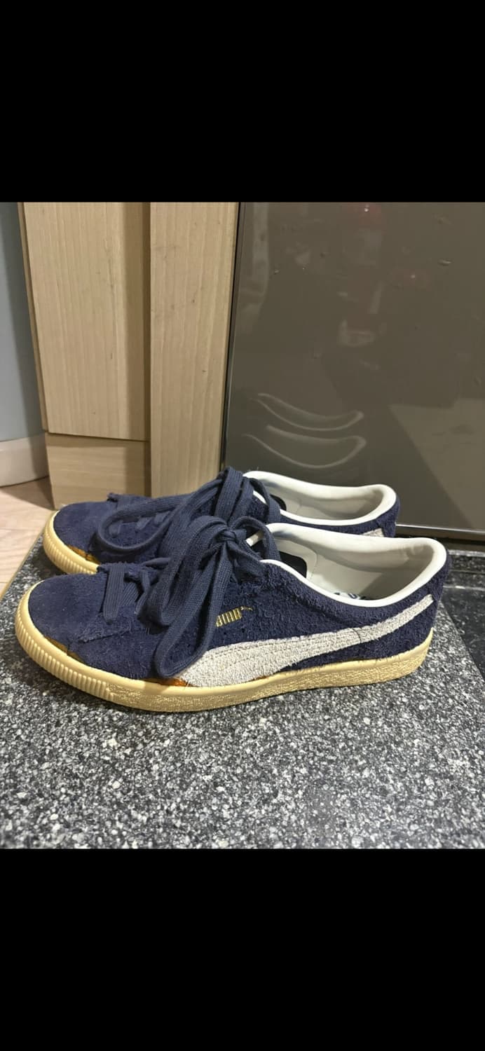 푸마 스웨이드 빈티지 네이비 스니커즈 상품이미지1