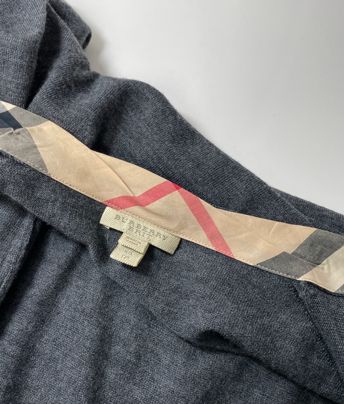 버버리 Burberry 브릿 가디건 울 그레이 상품이미지4