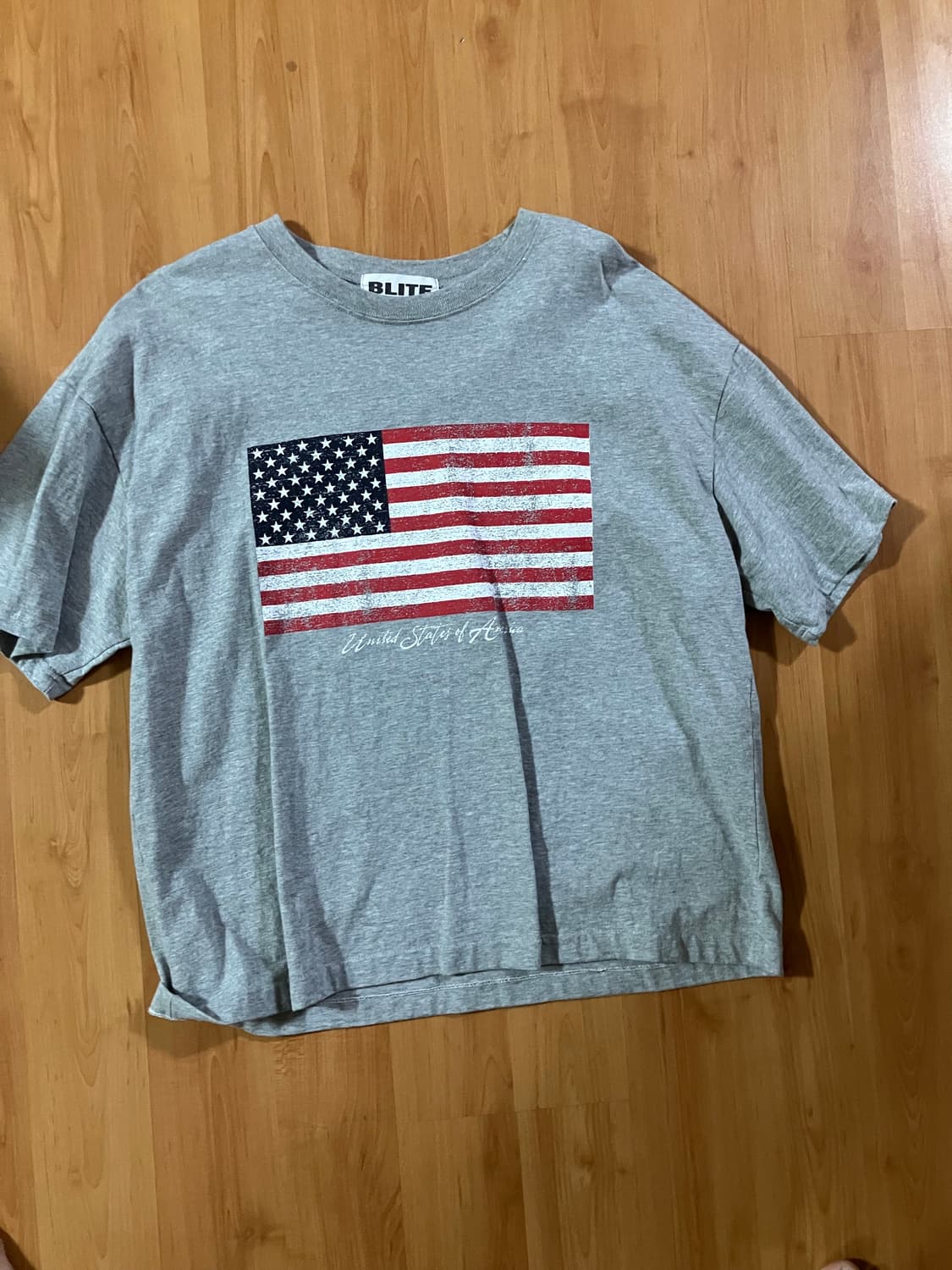 USA크롬 그레이 반팔 상품이미지1