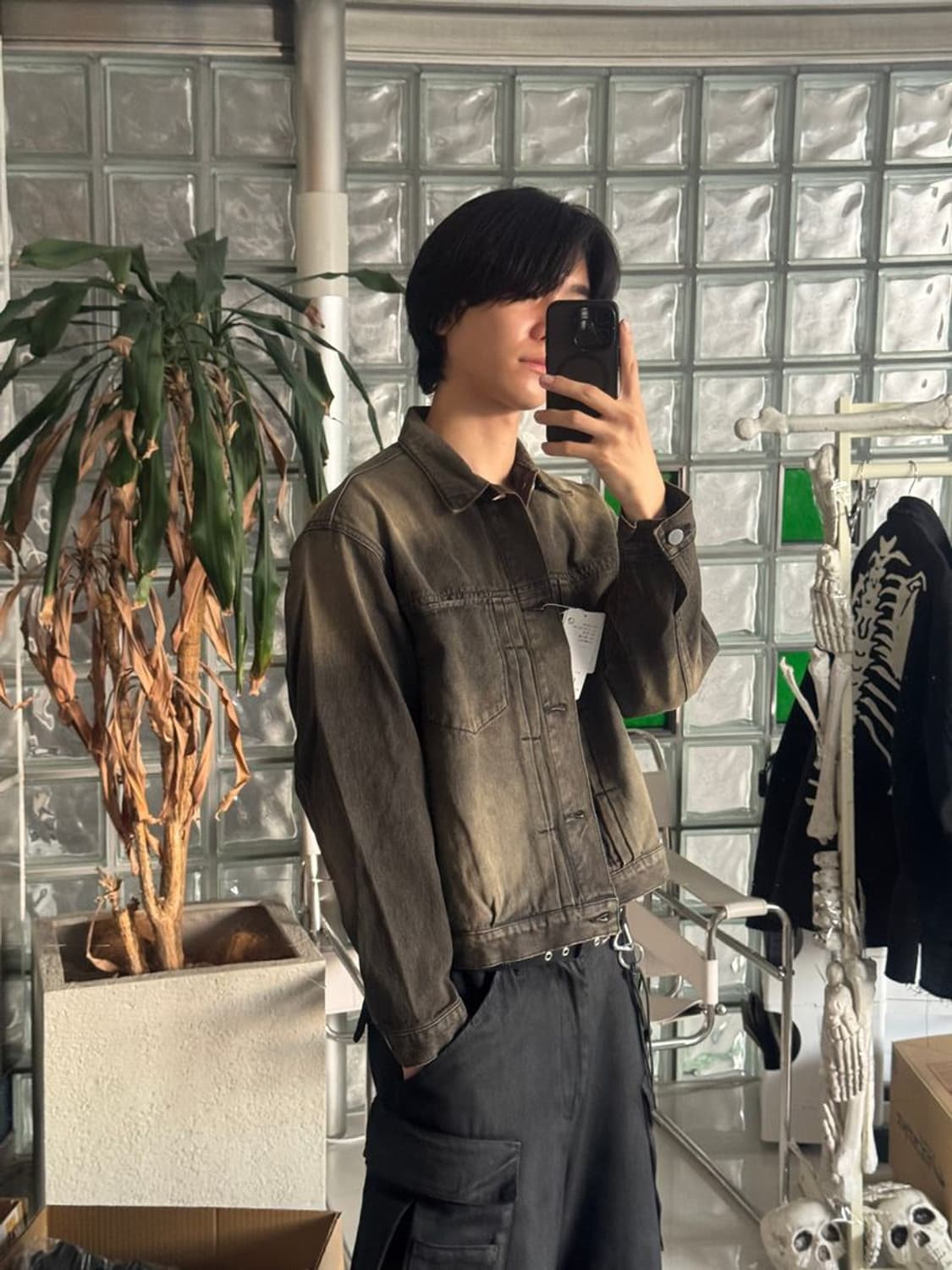 DENIM BLOUSON 워시드 데님 자켓 상품이미지2