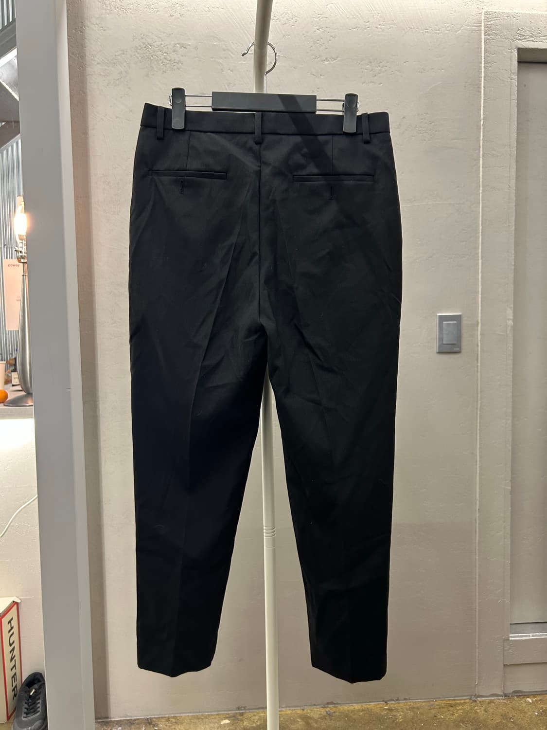 노이어(Noirer) 남성 슬랙스 블랙 상품이미지4