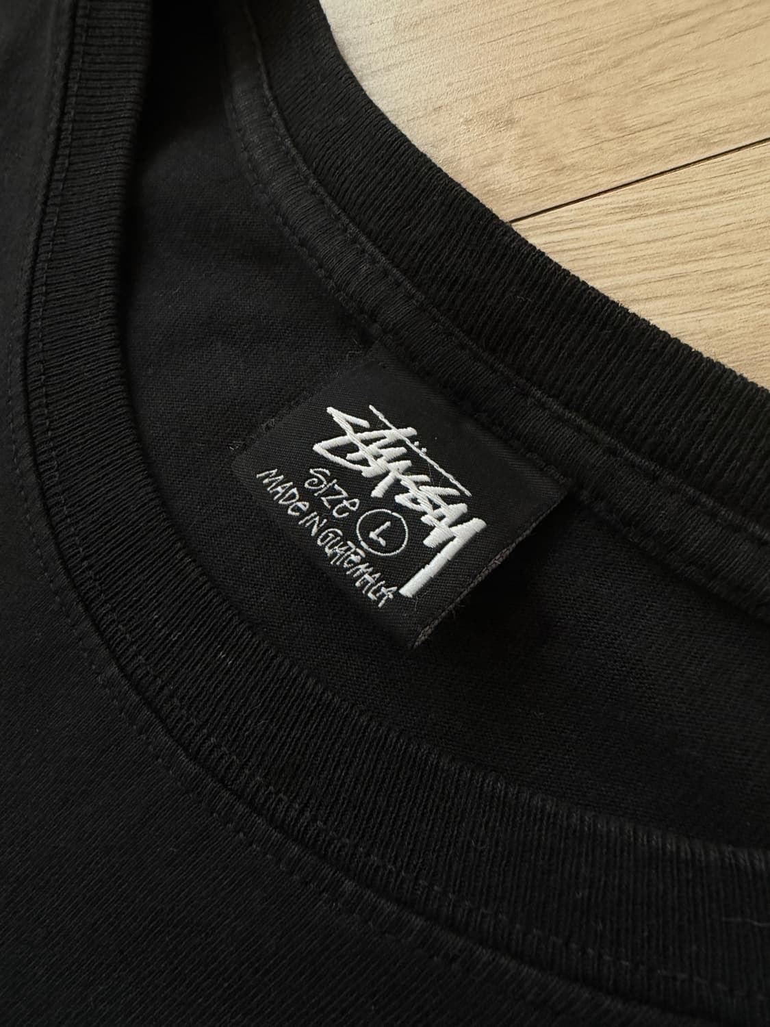 스투시 스트라이크 피그먼트 다이드 롱슬리브 티셔츠 블랙 L 상품이미지3