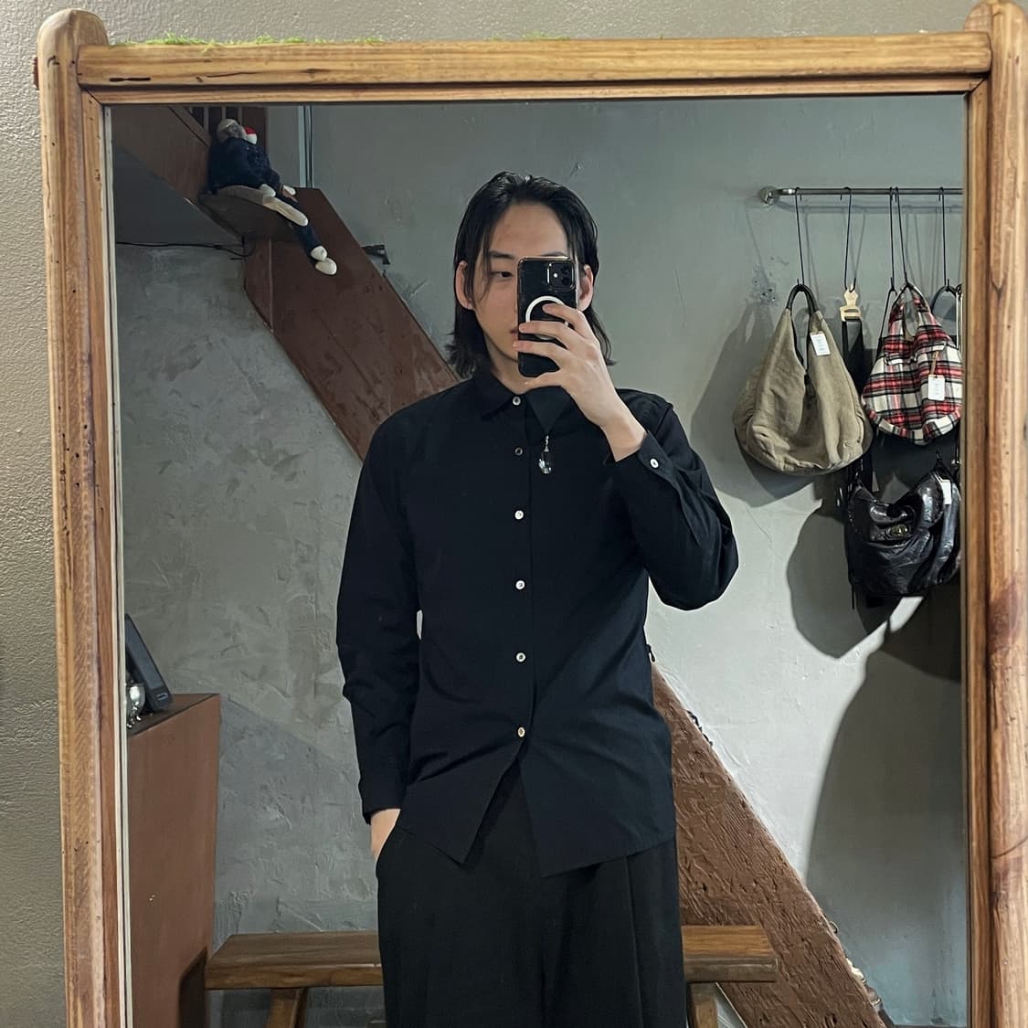 87ss 꼼데가르송 크리스탈 셔츠 상품이미지4