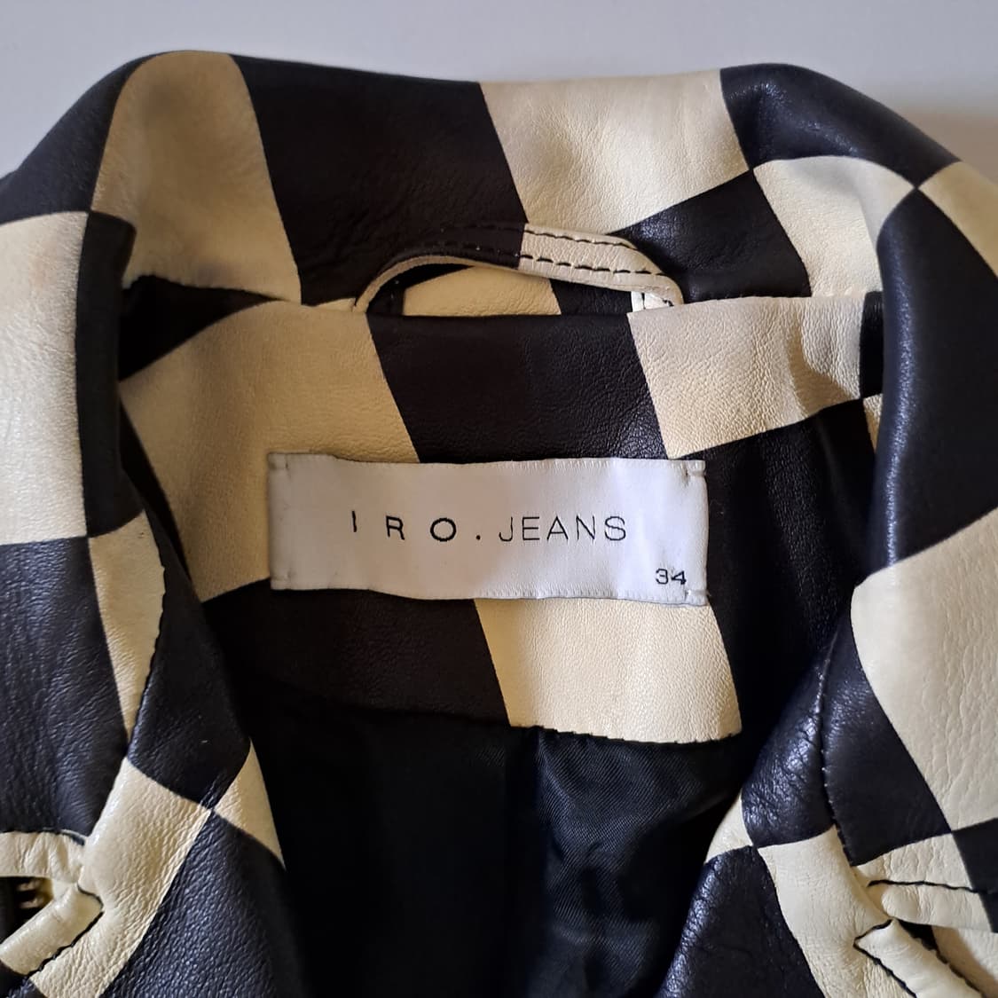 (여성) IRO 체커보드 양가죽 자켓 34 A902 상품이미지8