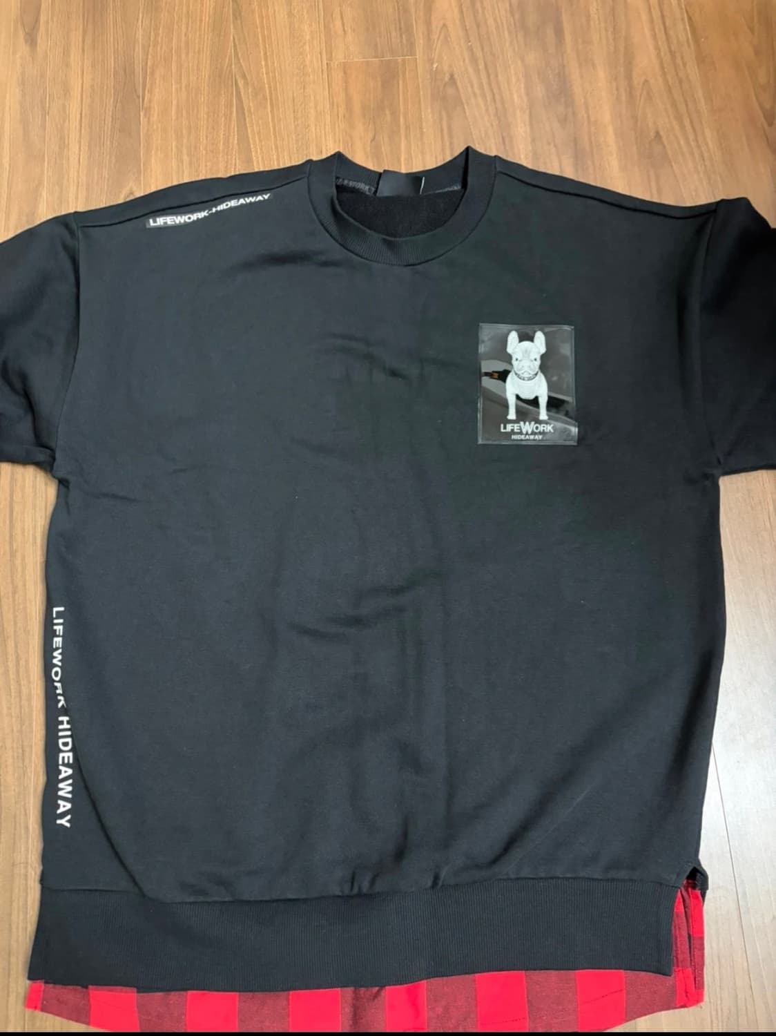 라이프워크 라독 오버핏 레이어드 맨투맨 상품이미지2