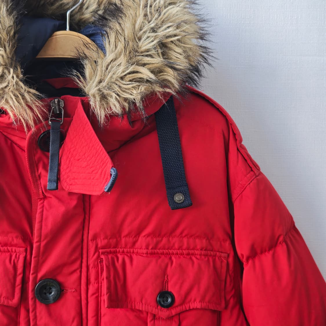 폴로 랄프로렌 히말라야 다운 파카 패딩 자켓 레드 M 상품이미지2