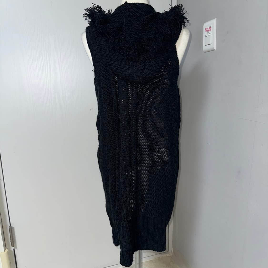 니트 후드 조끼 히피 오리엔탈  상품이미지4