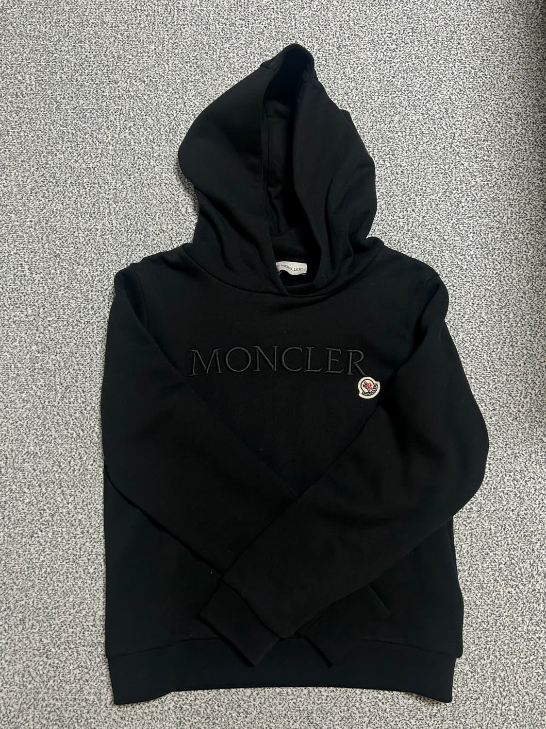 몽클레어 키즈 와펜 패치 후드 맨투맨 12A 상품이미지2