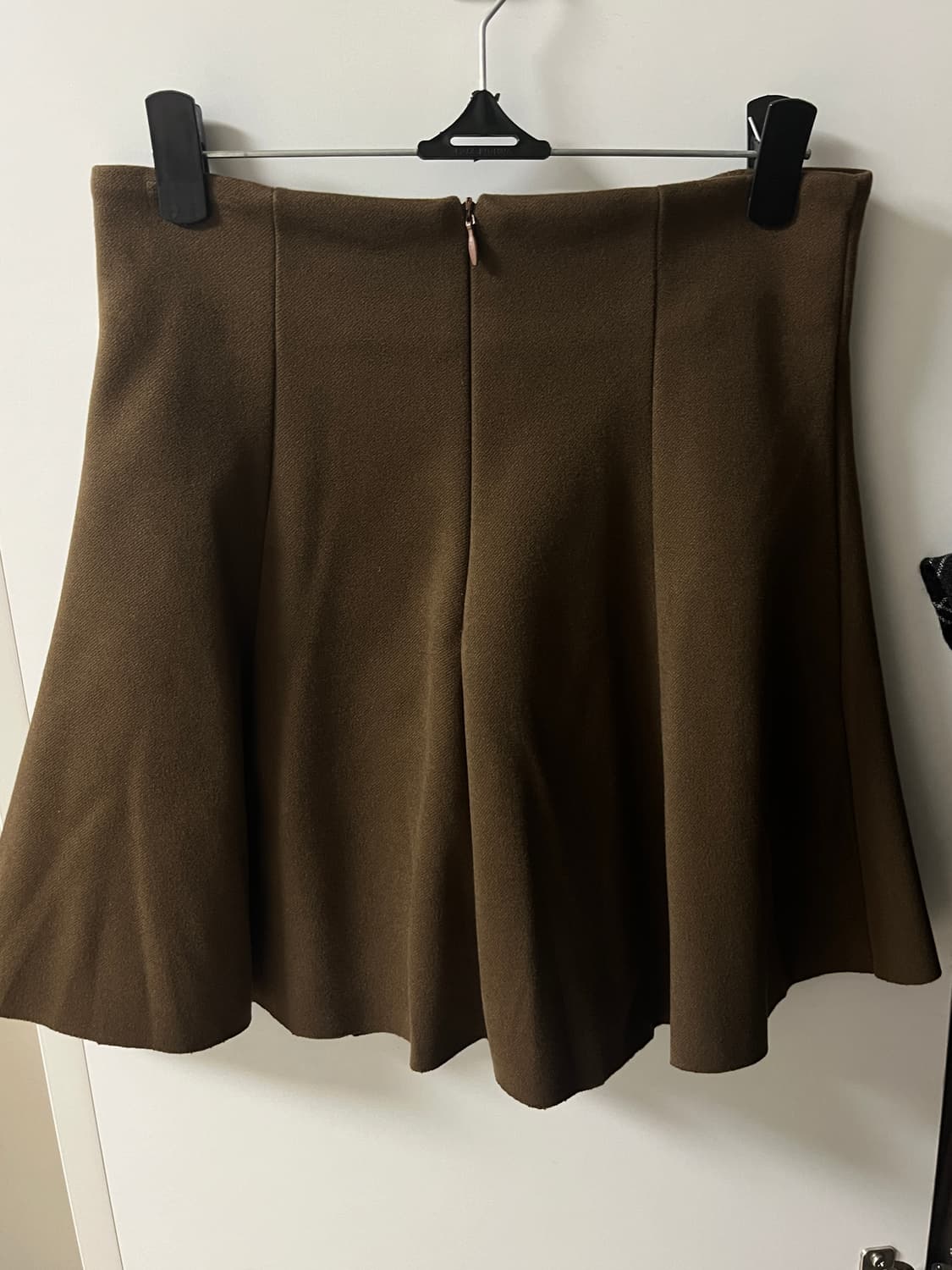 브라운 플레어 미니 스커트 상품이미지2