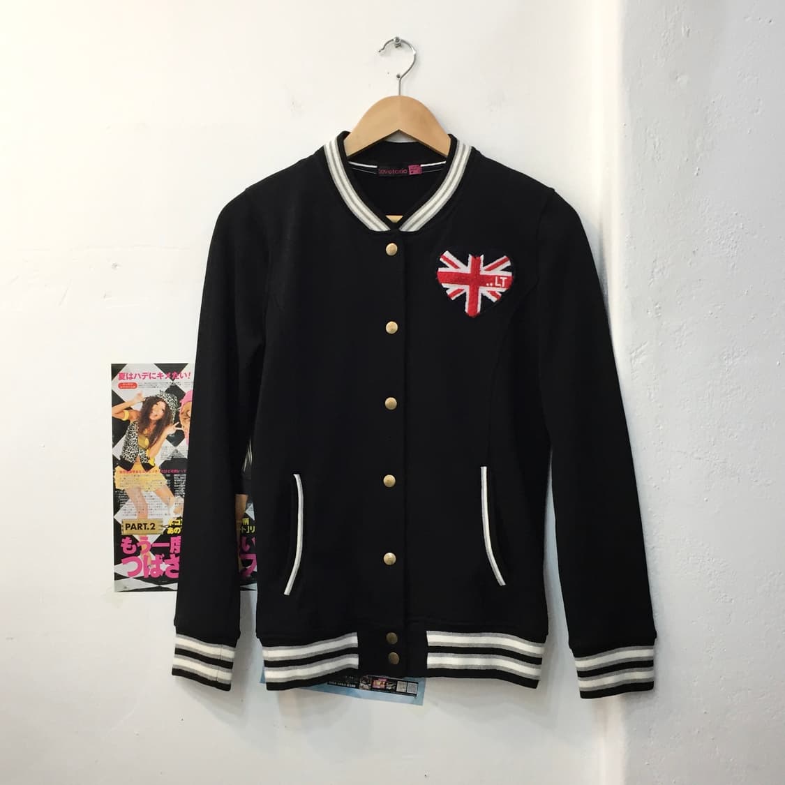 빈티지 키치 코튼 스타디움 점퍼 상품이미지1