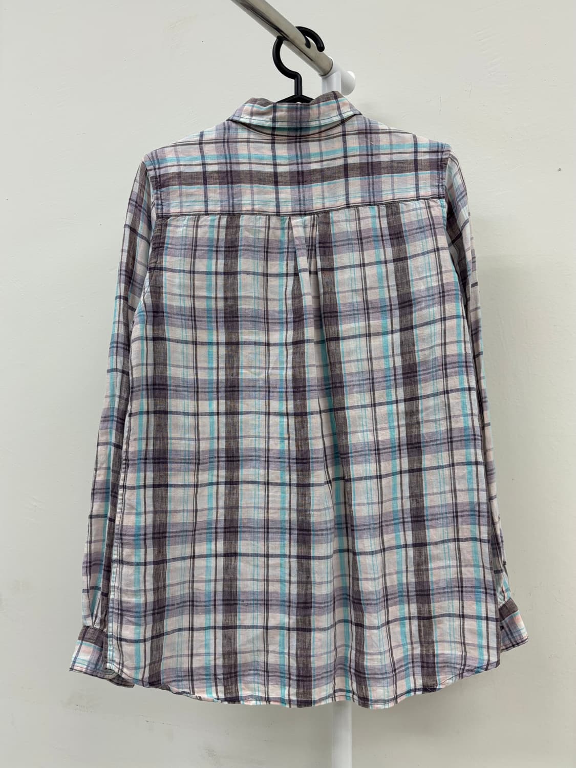 빈티지 너드 체크 셔츠 상품이미지7