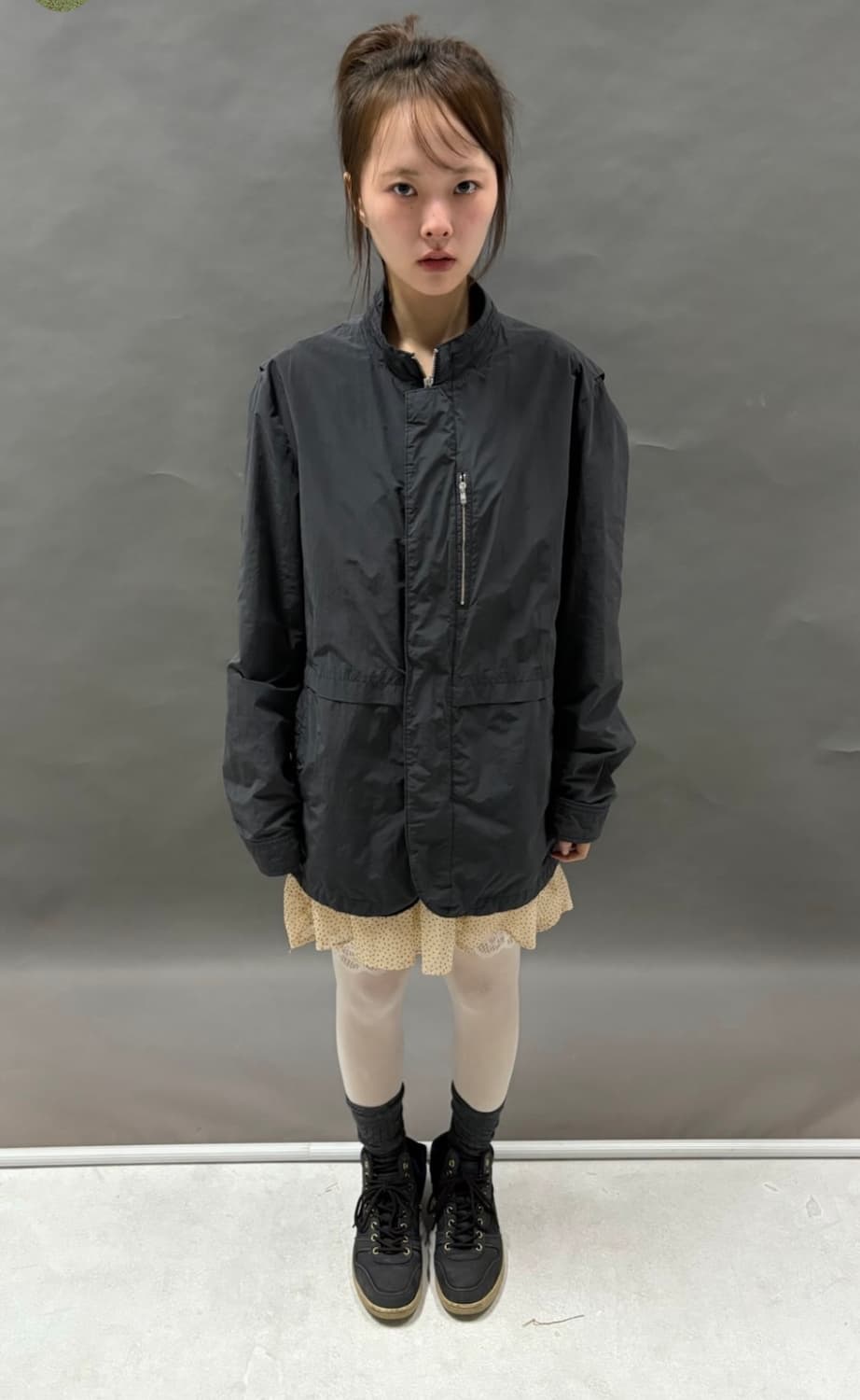 deep charcoal wind blouson 상품이미지2