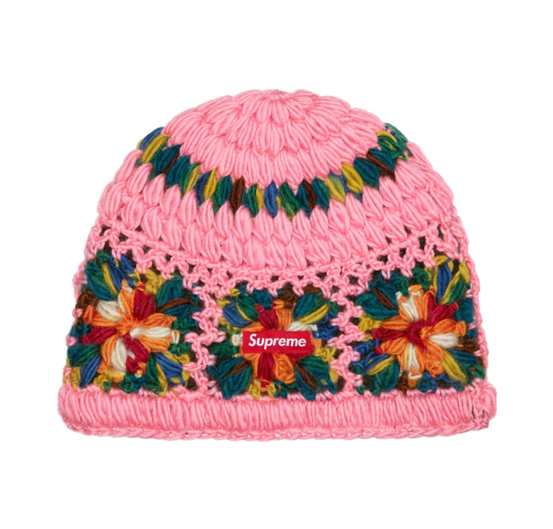 새상품) 슈프림 크로셰 비니 핑크 - 25ss 상품이미지2