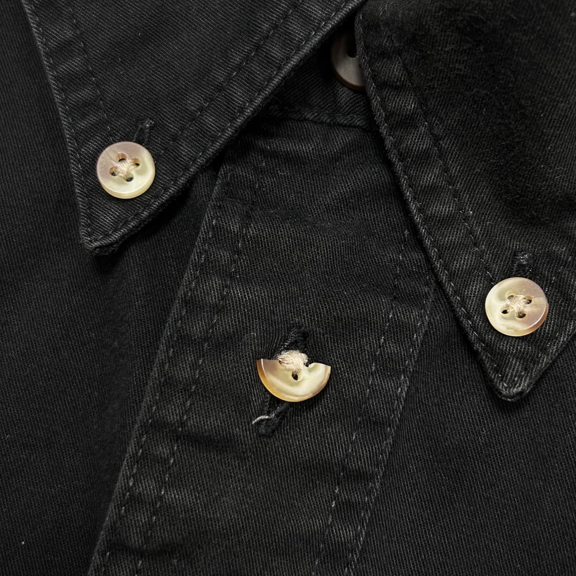 폴로 블레이크 코튼 블랙셔츠(L) 상품이미지5