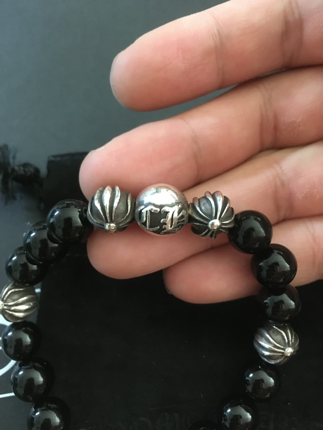 크롬하츠 10mm 8볼 비즈 팔찌 상품이미지2