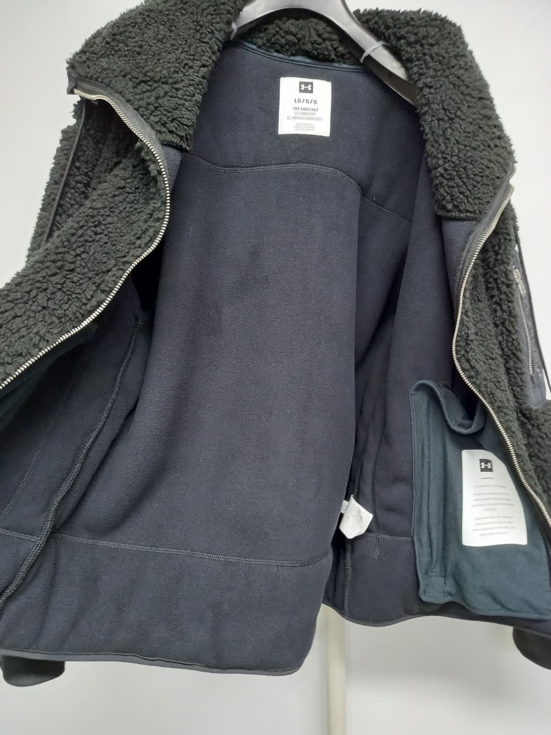 언더아머 추동 쉐르파 비숑부클 집업자켓 100.95 상품이미지8