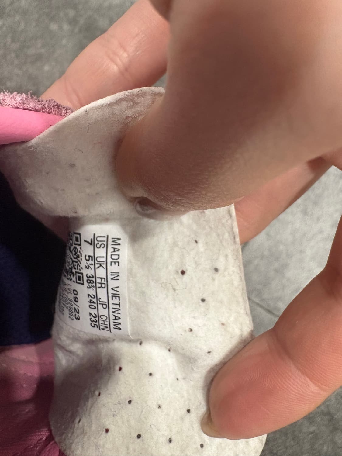 아디다스 가젤 인도어 핑크 235,240 상품이미지5